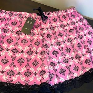 Ladies plus Pajama shorts